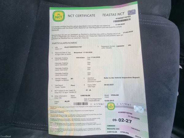 Chrysler Ypsilon 2012 385286352