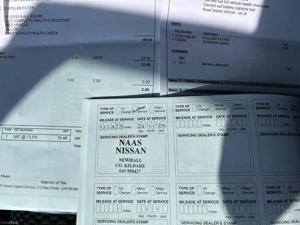 2018 NISSAN LEAF SERVICE HISTORY NCT MARCH 2028 385209708