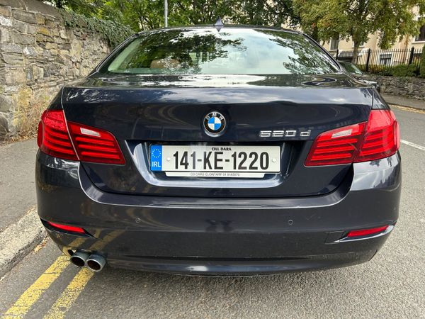 2014 BMW 5 SERIES DAKOTA BROWN LEATHER 385209978