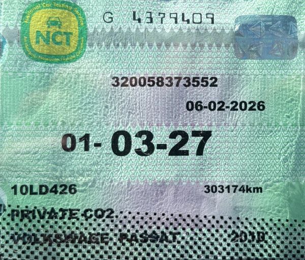 2010 Volkswagen Passat 1.6 TDI Nct 03/27 Tax 05/26 385511122