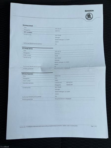 2014 Skoda Rapid 1.2 TSI Ambition Nct 02/27 385679796