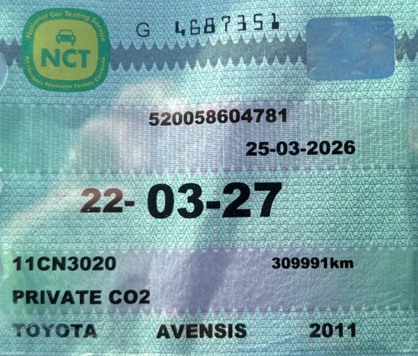 2011 Toyota Avensis 2.0 D-4D Luna Estate 03/27 385814182