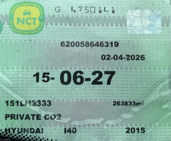 2015 Hyundai i40 1.7 CRDI EST Nct 06/27 Tax 10/26 386128558