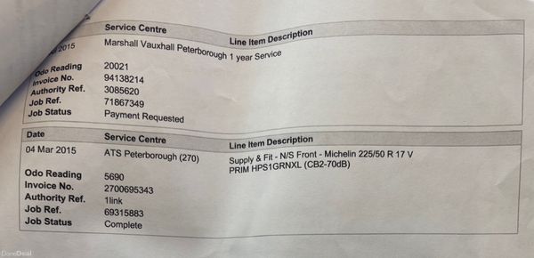 2015 Vauxhall Zafira 1.6D Sport 7 Seater Nct 05/27 386335240