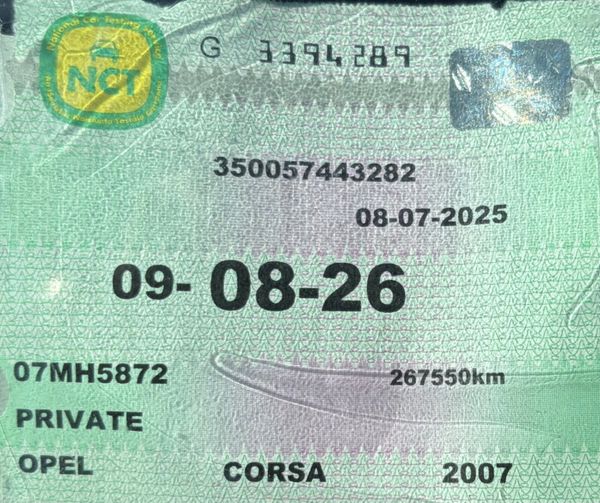 2007 Opel Corsa 1.2 Automatic Nct 08/26 Tax 05/26 386741432