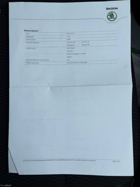 2014 Skoda Rapid 1.2 TSI Ambition Nct 02/27 386934234