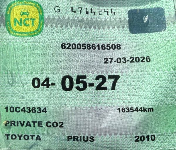 2010 Toyota Prius 1.5 VVT-i Hybrid Auto Nct 05/27 387363746
