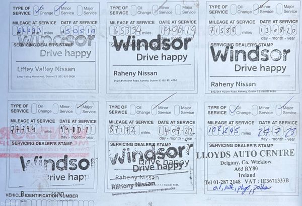 2015 Nissan Qashqai 1.2 SV Nct 06/27 387545904