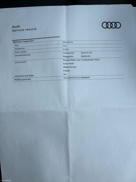2013 Audi A4 2.0 TDI SE Nct 05/27 Tax 05/26 387666840