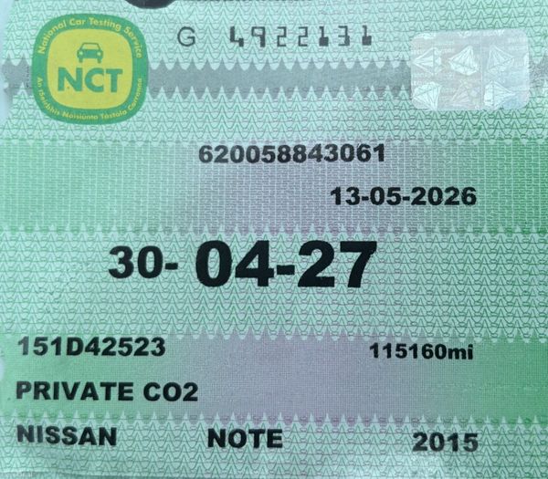 2015 Nissan Note 1.5 DCI TEKNA Nct 04/27 387904250