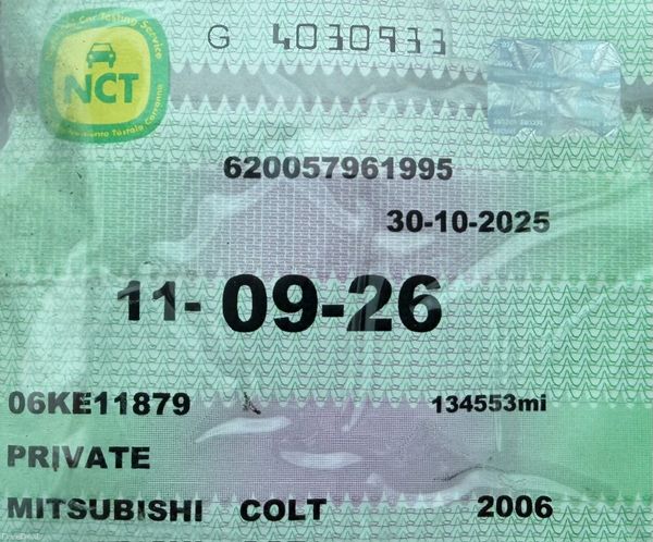 2006 Mitsubishi Colt 1.1 INFORM Nct 09/26 388089014