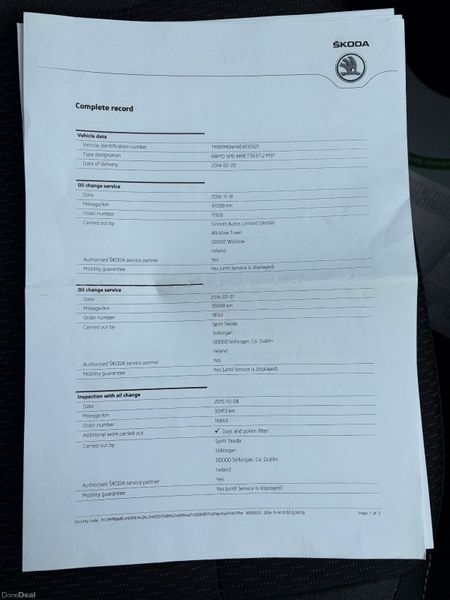 2014 Skoda Rapid 1.2 TSI Ambition Nct 02/27 388092840