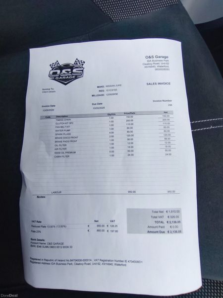 Nissan Juke 1.2 SV, New Nct , Tax, New T-Chain 389584692