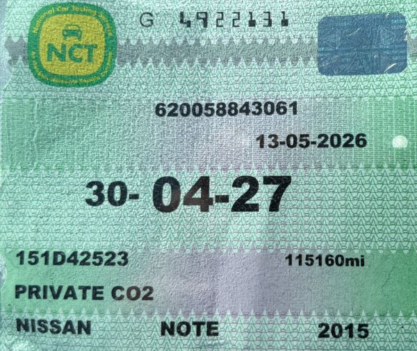 2015 Nissan Note 1.5 DCI Tekna Nct 04/27 389845024