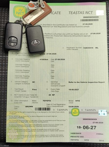142 Toyota Yaris/ Vitz 1.3 Petrol Automatic 391194958