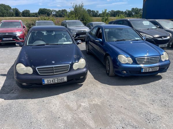 2 CARS (2005 and 2003 Mercedes C180 392527918