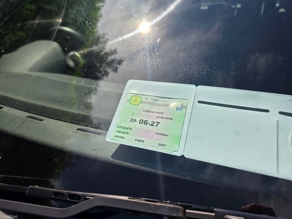 2007 Skoda Fabia 1.2 Petrol – Nct 06/2027 392697622