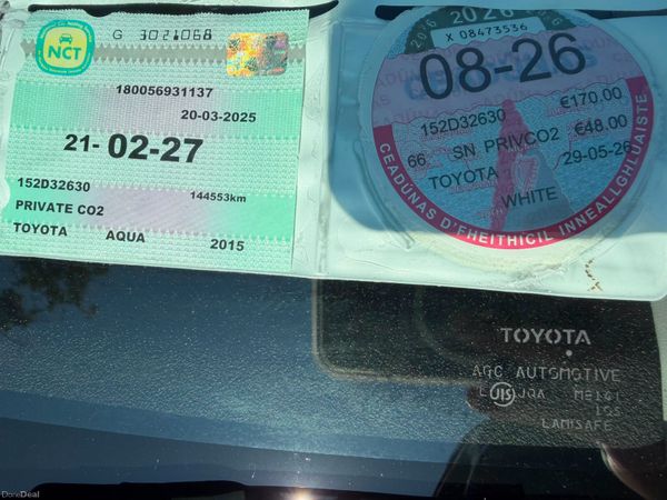 2015 TOYOTA AQUA 1.5 AUTO HYBRID 392924798