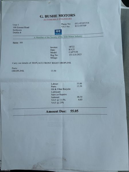 2015 Renault Captur 1.5 DCI Signature Nct 08/27 394699132