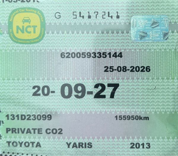 2013 Toyota Yaris 1.0 VVT-I Nct 09/27 Tax 10/26 396537670