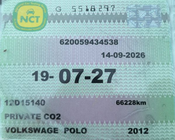 2012 Volkswagen Polo 1.2 Nct 07/27 Tax 10/26 398683344