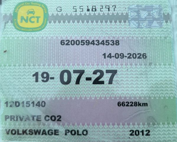 2012 Volkswagen Polo 1.2 Nct 07/27 Tax 10/26 398916030