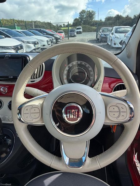Fiat 500 Red | 2017 | 72,700 KM | Panoramic Roof 399114258