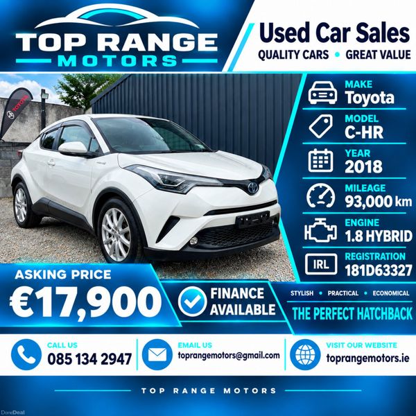Toyota CH R 2018 ** Finance Available ** 399681936