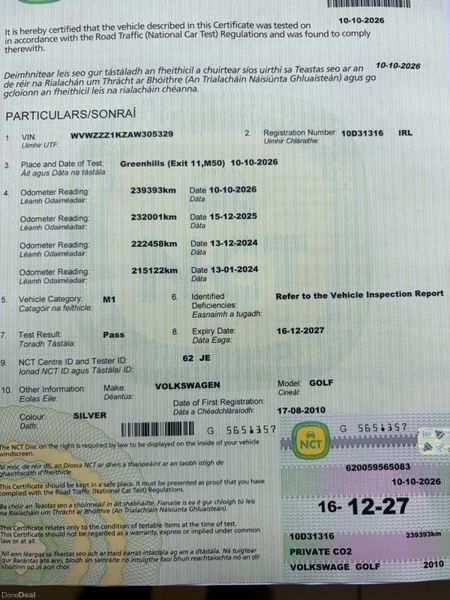2.0 GTI -NCT 12/27-EXTRAS 400542836