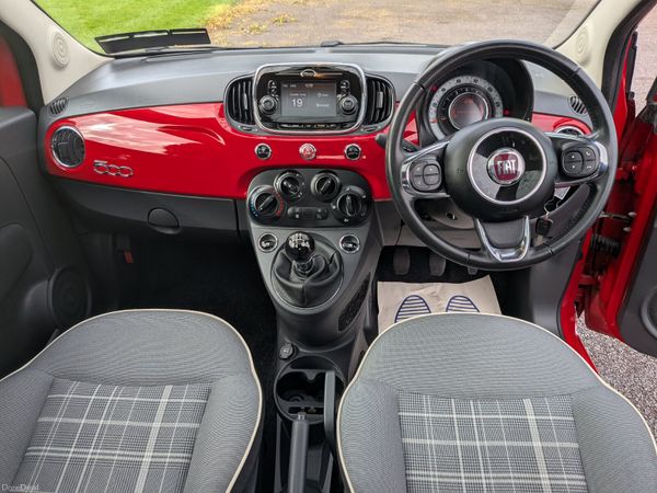Fiat 500 Lounge Pan roof/ NEW NCT 11/27 / LOW KMS 400711380