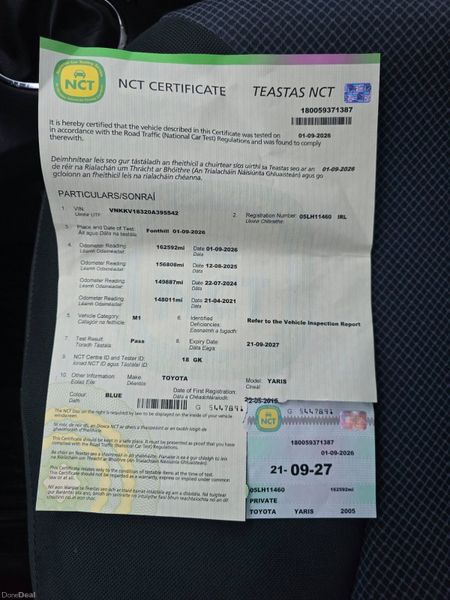 Toyota Yaris 2005*Fresh Nct Sep 27*Serviced 400915086