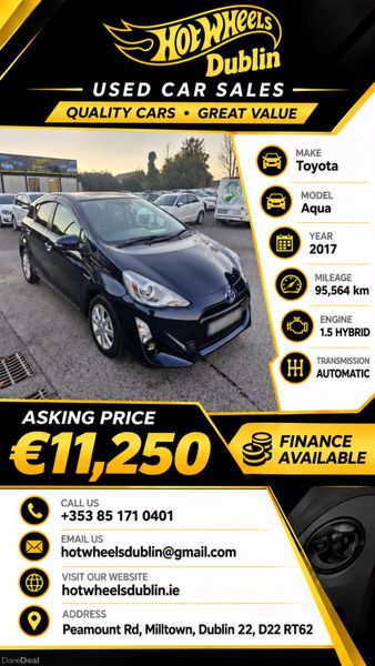 2017 Toyota Aqua 1.5L Hybrid  Automatic Low Miles 401249756
