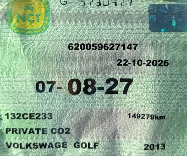 2013 Volkswagen Golf 1.2 TSI Nct 08/27 Tax 10/26 402083638