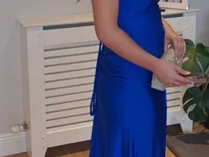 kate middleton light blue dress Blue Princess Kate Middleton Collar Cocktail Dress Wrap Prom Party Cel   Hoprom