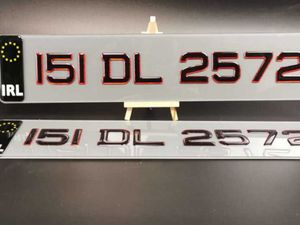 Pair of Tinted 3D Gel Number Plates - Image 4