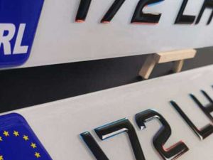 Pair of 3D Gel M-Sport Style Number Plates - Image 3