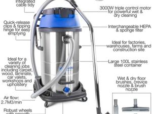 Hyundai 3000W  3-In-1 Wet And Dry Vacuum Cleaner - Image 2
