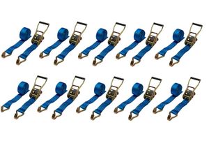 10 x 4m 5ton Ratchet Straps Tie Down Trailer Lorry - Image 2