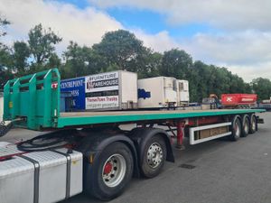 2012 SDC 13.6M FLATBED TRI AXLE TRAILER - Image 2