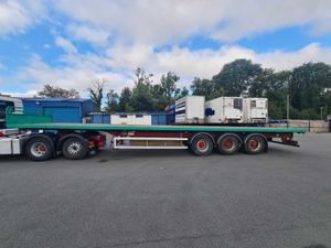 2012 SDC 13.6M FLATBED TRI AXLE TRAILER - Image 3
