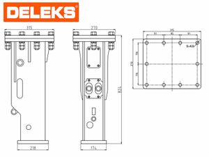 Hydraulic breaker for 3t miniexcavator - silenced - Image 3