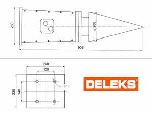 Screw log splitter for mini 3-5 Ton excavators - Image 2