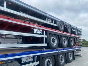 🎈FAYMONVILLE MAX FLAT 3 AXLE TRAILER IN STOCK🎈 - Image 3