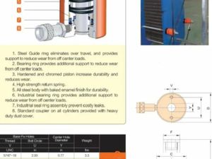 20 Ton Hydraulic Cylinder Hollow Ram - Image 4
