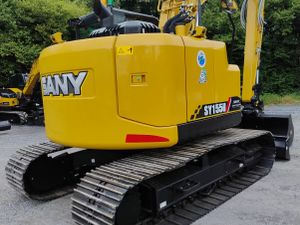 New Sany SY155U  16 Ton Zero Tail Excavator - Image 3