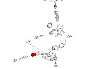 Toyota Landcruiser 10-21 Lower Wishbone Bushings - Image 2
