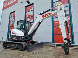 Bobcat E55z Mini Digger | 0% Finance - Image 2