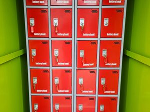 5ft Charging Hut with Lockers and Fire Suppression - Image 2