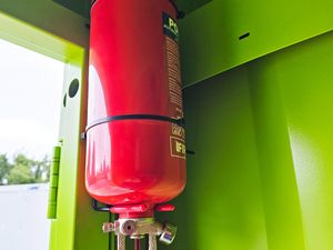 5ft Charging Hut with Lockers and Fire Suppression - Image 3