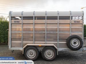 New MTec 12ft x 6ft Twin Axle Livestock Trailer - Image 3